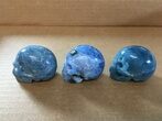 Clearance Lot: Polished Blue Crystal Skulls - Pieces #215252-1